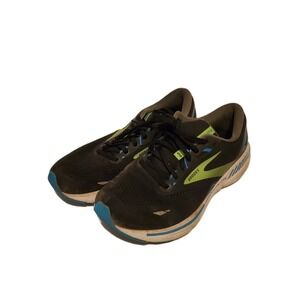 Brooks Adrenaline GTS 23 Mens Running Shoes Black Blue Green Size 10 1103911D020